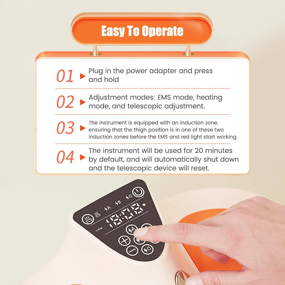 Electric Pelvic Floor Muscle Trainer for Women - Postpartum Recovery & Butt Lifting EMS Chair