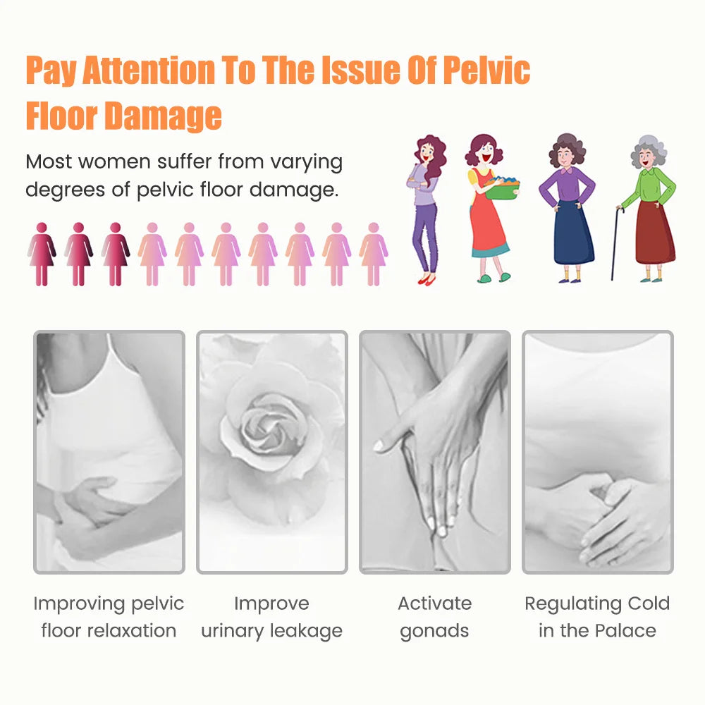Electric Pelvic Floor Muscle Trainer for Women - Postpartum Recovery & Butt Lifting EMS Chair